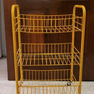 Lot 708: Vintage Yellow Cart