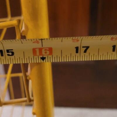 Lot 708: Vintage Yellow Cart