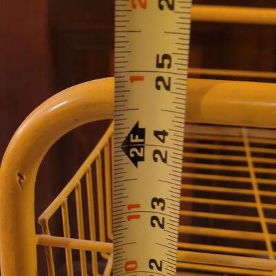 Lot 708: Vintage Yellow Cart