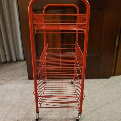 Lot 709: Vintage Red Cart
