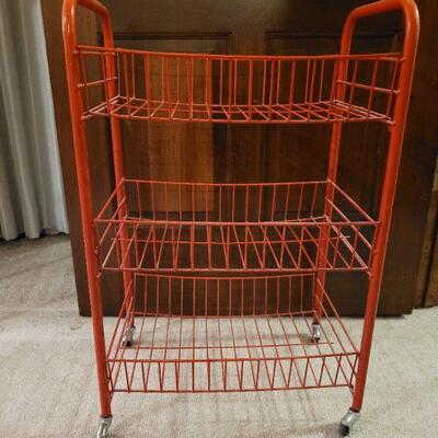 Lot 709: Vintage Red Cart