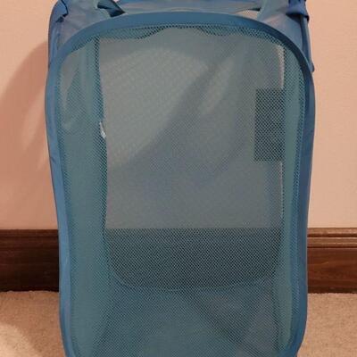 Lot 720: Blue Laundry Basket