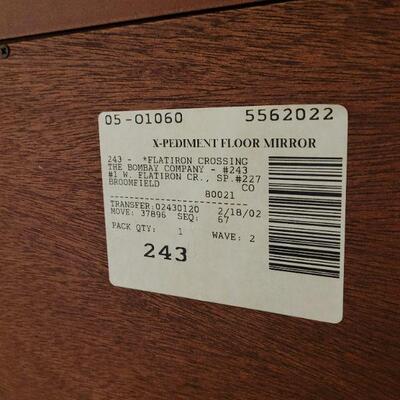 Lot 721: BOMBAY Floor Mirror 