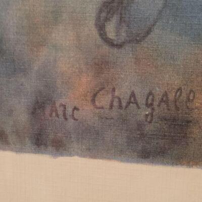Lot 729: Marc Chagall Limited Edition Pencil Numbered Lithograph "Floral Bouquet" Facsimile Signature with Certificate of...
