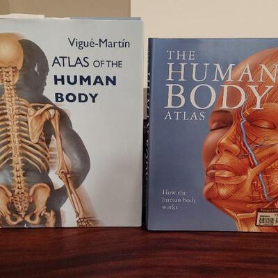 Lot 736: Human Body Atlas Books