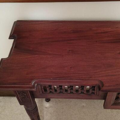 Lot 744: Carved Console Table 