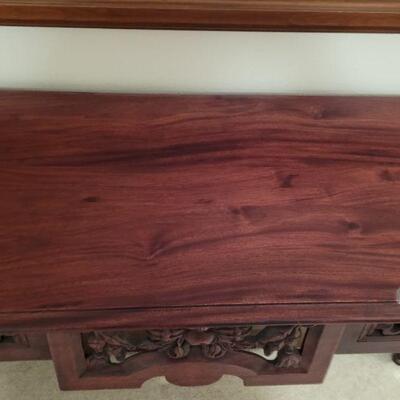 Lot 744: Carved Console Table 