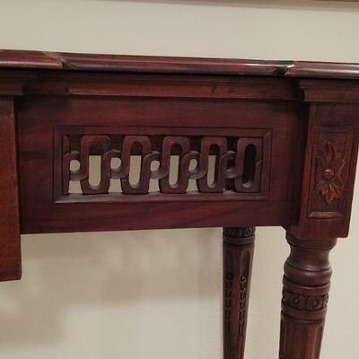 Lot 744: Carved Console Table 