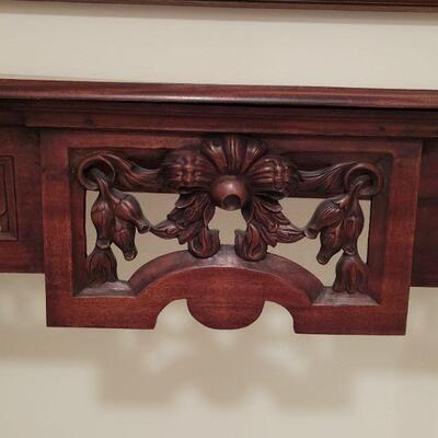 Lot 744: Carved Console Table 