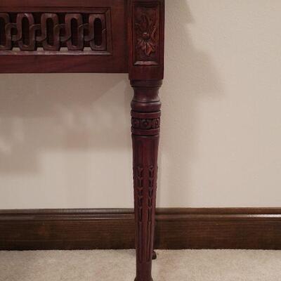 Lot 744: Carved Console Table 