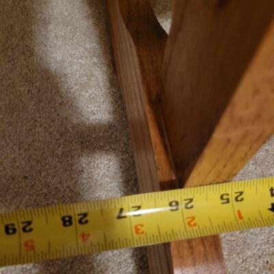 Lot 745: Holmes Oak Swivel Floor Mirror