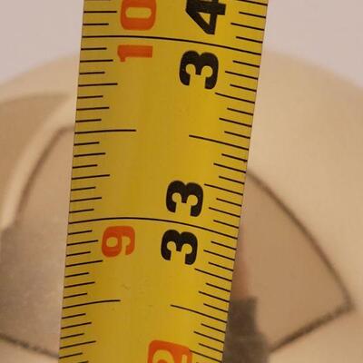 Lot 747: Mid Century Modern Black & Gold Eyeball Adjustable Lamp