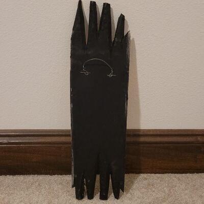Lot 749: Signed Handpainted Wall Sculpture 