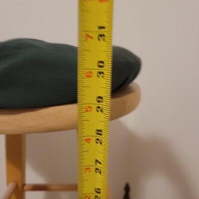 Lot 755: Wood Stool with Removable Pad