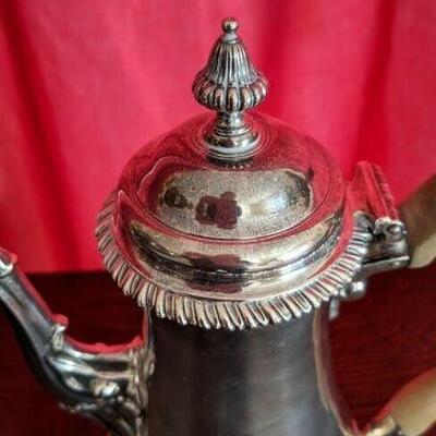 London 1761 Hallmarked Sterling Coffee Pot by Thomas Whipman & Charles Wright SHIPPING AVAILABLE