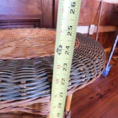 Rattan Wicker Round Side Table 22