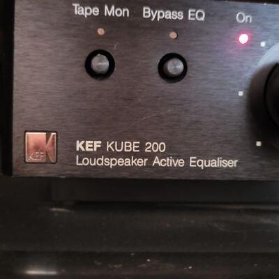 Lot 772: KEF KUBE 200 Loudspeaker Active Equaliser Tested A+