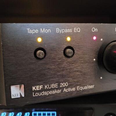 Lot 772: KEF KUBE 200 Loudspeaker Active Equaliser Tested A+