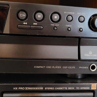 Lot 773: Vintage SONY CDP-CE375 Compact Disc Changer Player 