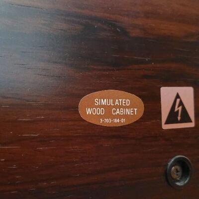 Lot 774: Vintage SONY TC-WR90ES Stereo Cassette Deck w/ Simulated Wood Cabinet TESTED A+ 
