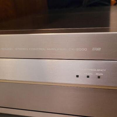 Lot 776: Vintage YAMAHA CX-2000 Natural Sound Stereo Control Amplifier TESTED A+