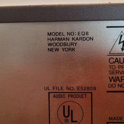 Lot 777: Vintage HARMON KARDON EQ8 Graphic Equalizer TESTED A+