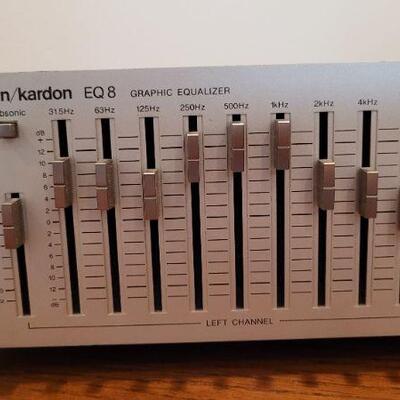 Lot 777: Vintage HARMON KARDON EQ8 Graphic Equalizer TESTED A+