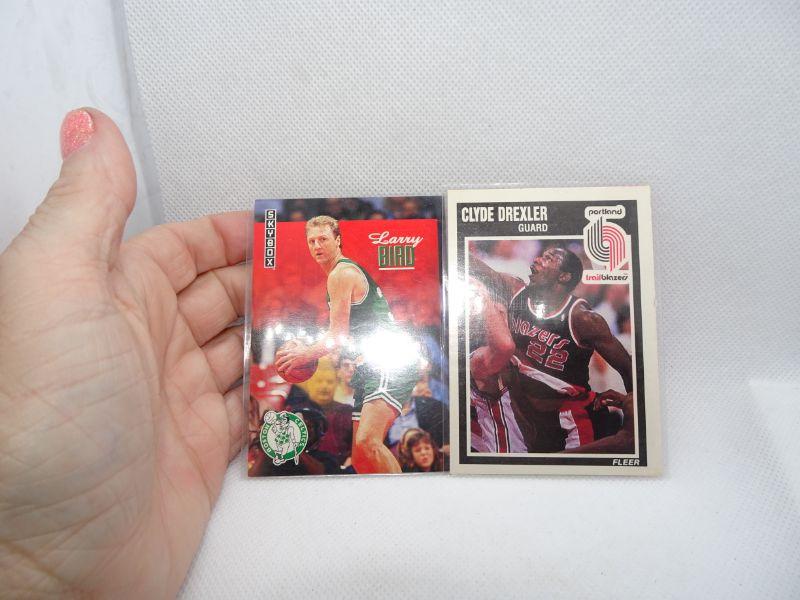 1989 Skybox Card Larry Bird 1989 Clyde Drexler Portland Trail Blazers