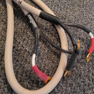 Lot 791: (2) 14ft. HEAVY GAUGE Professional Grade MONSTER CABLE Powerline Speaker Cords