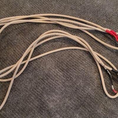 Lot 791: (2) 14ft. HEAVY GAUGE Professional Grade MONSTER CABLE Powerline Speaker Cords