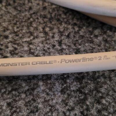 Lot 791: (2) 14ft. HEAVY GAUGE Professional Grade MONSTER CABLE Powerline Speaker Cords