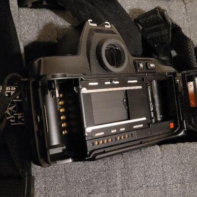 Lot 797: Vintage NIKKON 8008S 35mm Camera w/ (2) Lenses, TUNDRA Hard Carry Case and MORE!