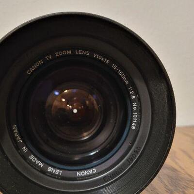 Lot 804: Vintage CANON TV Zoom Lens V10x15 15-150mm 1:2.8 Lens