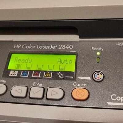 Lot 806: HP Color LaserJet Printer/Copy/Fax Machine 