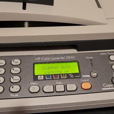 Lot 806: HP Color LaserJet Printer/Copy/Fax Machine 