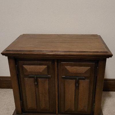 Lot 820: Vintage Storage Cabinet w/ Doors