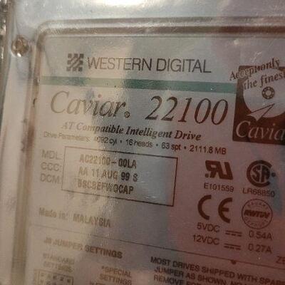 Lot 822: New Sealed CAVIAR 22100 Hard Drive Model AC22100-00LA