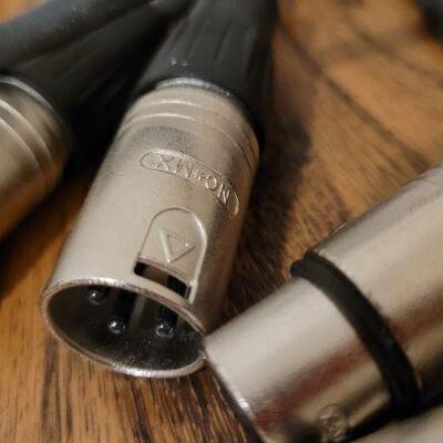 Lot 823: (2) Female to Male XLR Patch Cables 