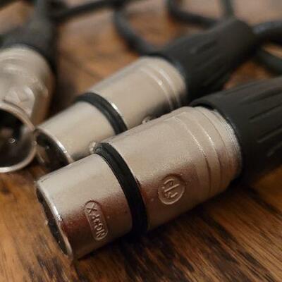 Lot 823: (2) Female to Male XLR Patch Cables 