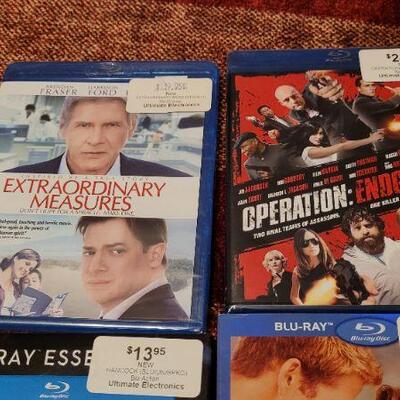 Lot 830: Assorted NEW SEALED Blue Ray Movies 