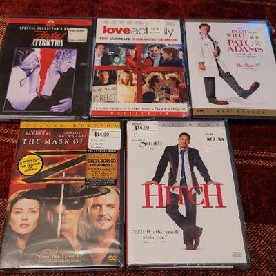 Lot 834: Assorted NEW SEALED DVD MOVIES