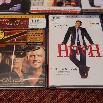 Lot 834: Assorted NEW SEALED DVD MOVIES