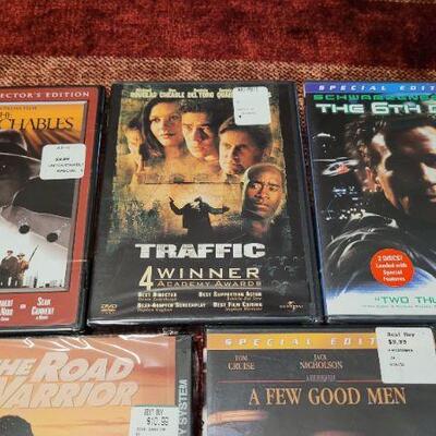 Lot 835: Assorted NEW SEALED DVD Movies