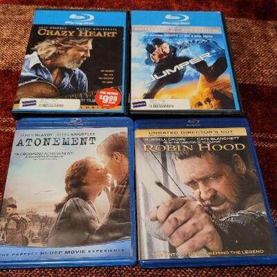 Lot 837: Assorted Previously Viewed BLUE RAY Movies 