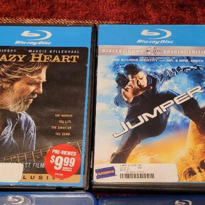 Lot 837: Assorted Previously Viewed BLUE RAY Movies 