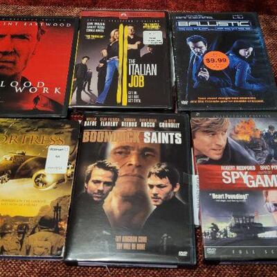 Lot 839: Assorted Previously Viewed DVD Movies 