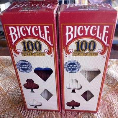 1117 - Vintage Bicycle Poker chips