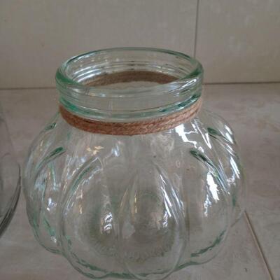 1129 = Deco Glass Jars
