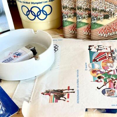 OLY 134  GROUP 1 1984 OLYMPICS COLLECTION OF SOUVENIRS TICKET EQUESTRIAN 