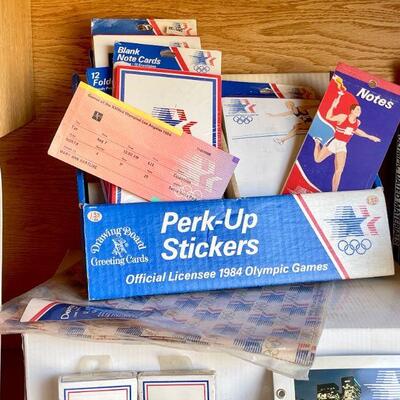 OLY 134  GROUP 1 1984 OLYMPICS COLLECTION OF SOUVENIRS TICKET EQUESTRIAN 